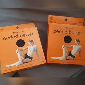 Black, Thinx for All Panties - Size L